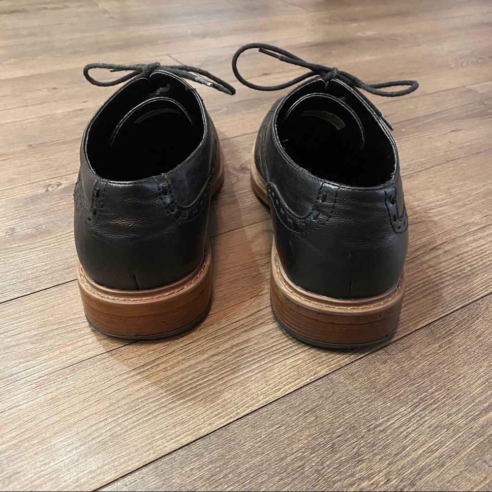 PERRIS ELLIS PORTFOLIO black and brown dress shoes - Picture 5 of 10